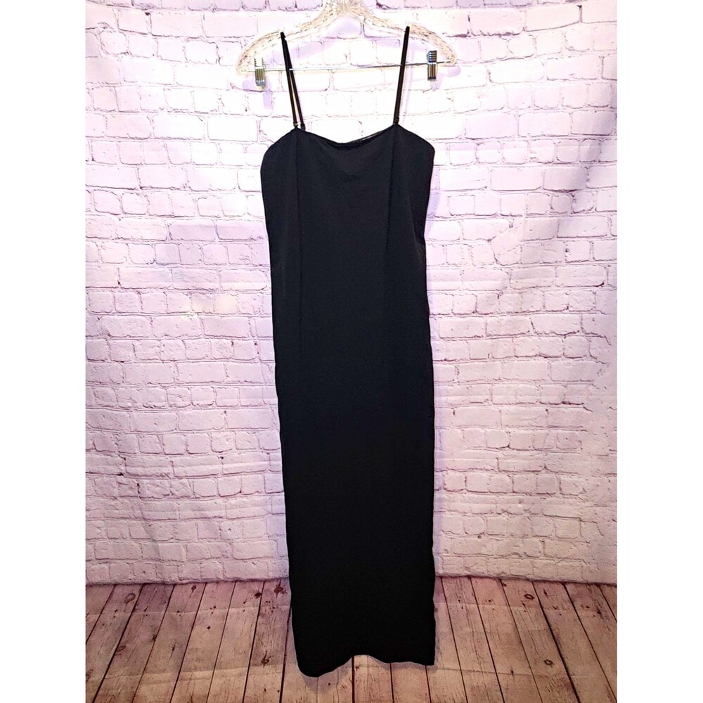 Fabletics Seamless Convertible  Maxi Dress Womens Large Black